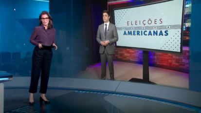 TV Globo interactive US Elections storytelling.